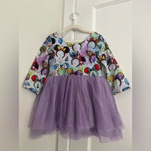 Disney Headband Emoji Stitch Girls Dress size 4-5